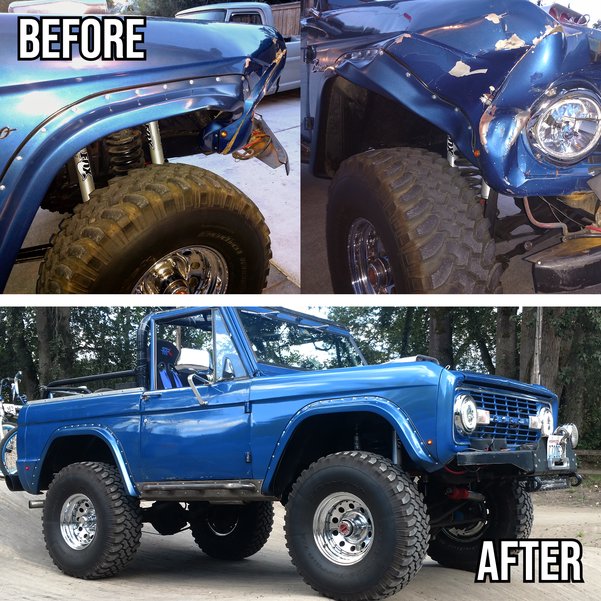 Buy Gorilla Warflares Fender Flares Set Early Bronco Parts