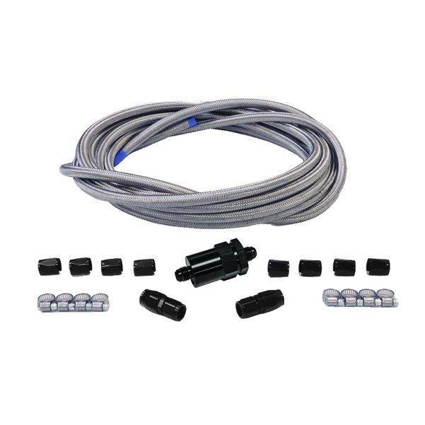 Early Bronco Stainless Fuel Line Hose Kit for Dual Tanks